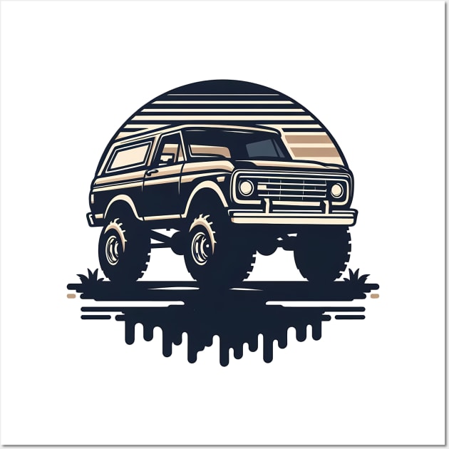 Ford Bronco Wall Art by TaevasDesign